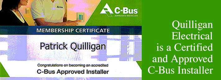 Quilligan Electrical Sydney NSW, Clipsal C-Bus Approved Installer - Certified and Approved C-Bus Installer